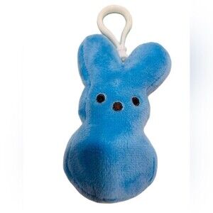Blue 4” Easter Bunny‎ Peeps Clip On